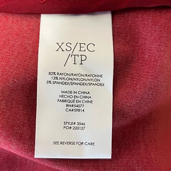 Cabi | Red Square Houndstooth One Button Celebration Holiday Jacket XS - Picture 10 of 11